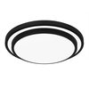 Quoizel Irving Integrated LED Matte Black Semi-Flush Mount IVG1614MBK